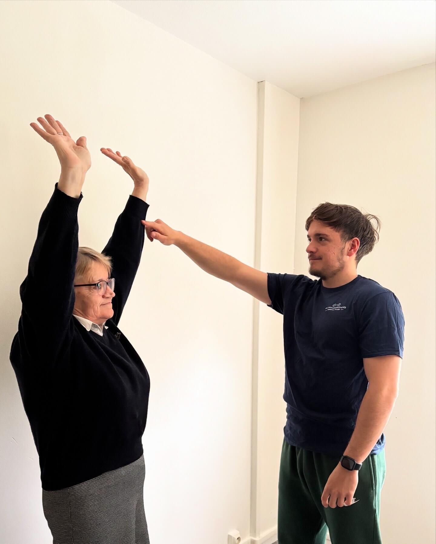 Killian motivating a customer